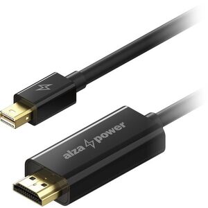 AlzaPower Core MiniDisplayPort to HDMI 4K 1m - fekete kép