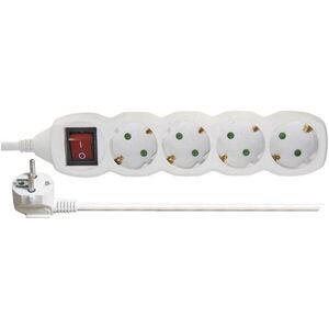 EMOS SCHUKO hosszabbító kábel kapcsolóval - 4 aljzat, 3 m, 1, 5 mm2 kép