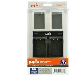 Jupio 2x akkumulátor BLS5 / BLS50 - 1210 mAh és kettős töltő Olympushoz kép