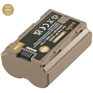 Jupio NP-W235 *ULTRA C* 2400mAh USB-C töltő bemenet kép