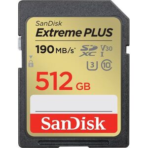 SANDISK SDXC Extreme PLUS 512 GB kép