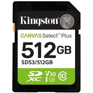 Kingston SDXC 512GB Canvas Select Plus Gen 3 kép