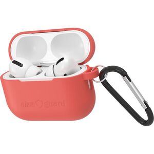 AlzaGuard Skinny Silicone Case, Airpods Pro 3 készülékhez, piros kép