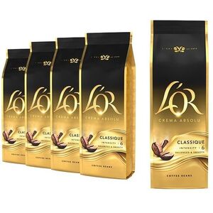 L'OR KARTON 4 x Crema Absolut CLASSIQUE, szemes, 500 g kép