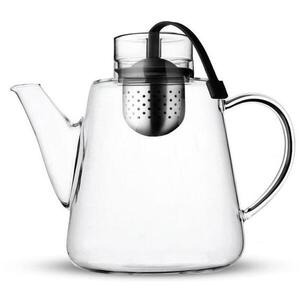 Vialli Desig, üveg, rozsdamentes acél szűrővel 1500 ml_AMO 3826 kép