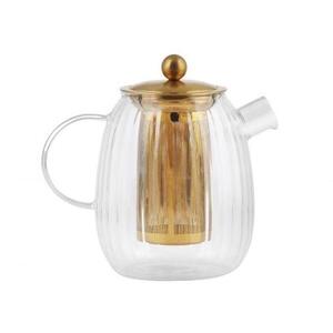 Vialli Design, üveg, rozsdamentes acél szűrővel, 1 l_TULIP 9316 kép