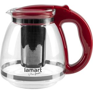 LAMART teáskanna LT7074 1, 5L PIROS VERRE kép