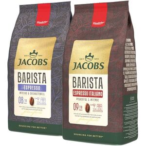 Jacobs Barista PACK Espresso 1000 g + Esp. Italiano 1000 g, szemes kép