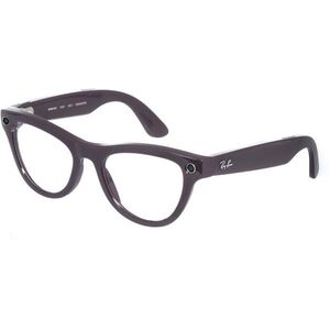 Meta RAY-BAN Meta Skyler (Standard) Smart Glasses (Gen 2) - Shiny Mystic Violet, Clear to Amethyst T kép