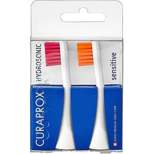 CURAPROX szónikus PRO sensitive cserefej, 2 darab, magenta/narancs szín kép