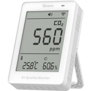 SONOFF AirGuard CO2 Matter Over Wi-Fi Air Quality Monitor SAWF-08P kép