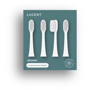 Be Lucent Spark Sonic Toothbrush Heads 4 Pack White kép