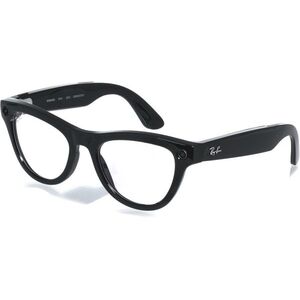 Meta RAY-BAN Meta Skyler (Standard) Smart Glasses (Gen 2) - Shiny Black, Clear to Amethyst Transitio kép