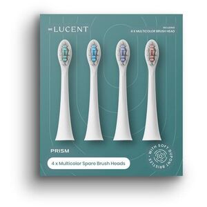 Be Lucent Prism Sonic Toothbrush Heads 4 Pack Multicolor kép