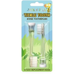 Jack N'Jill szónikus elektromos fogkefe fej Tickle Tooth, 2 db kép