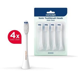 Concept ZK0050 pótfej PERFECT SMILE ZK500x Daily Clean elektromos fogkeféhez, 4db, fehér kép