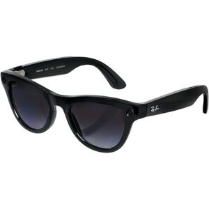 Meta RAY-BAN Meta Skyler (Standard) Smart Glasses (Gen 2) - Shiny Black, Grey Polarized Gradient kép