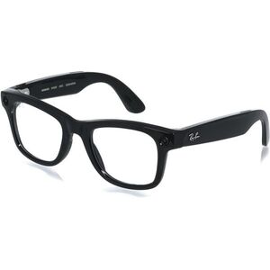 Meta RAY-BAN Meta Wayfarer (Standard) Smart Glasses (Gen 2) - Shiny Black, Transitions Graphite Gree kép