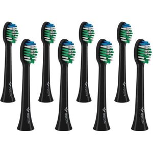 TrueLife SonicBrush Compact Heads Black Standard 8 Pack kép