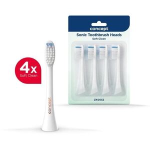 Concept ZK0052 pótfej PERFECT SMILE ZK500x Soft Clean elektromos fogkeféhez, 4db, fehér kép