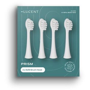 Be Lucent Prism Sonic Toothbrush Heads 4 Pack White kép