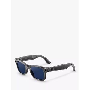 Meta RAY-BAN Meta Wayfarer (Large) Smart Glasses (Gen 2) - Shiny Transparent Grey, Clear to Sapphire kép