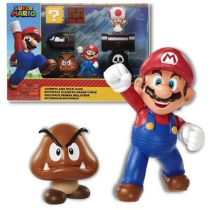 Jakks Pacific Super Mario Switch Hill Játékszett, 6 cm kép