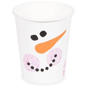 Wimex Papírpohár, hóember, 280 ml, 80 mm átmérőjű, 50 db kép