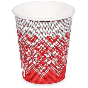 Wimex papírpohár Téli szezon 280 ml, átmérő 80 mm - 50 darab kép