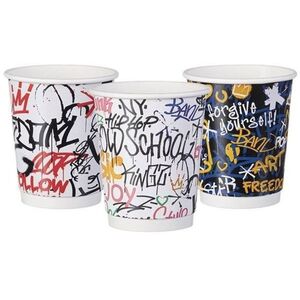 Intertan SA Tessera papírpohár Graffiti mix 220 ml, 25 darab kép