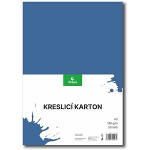 STEPA rajzlap A3, 50 lap, 180g/m2, sötétkék kép