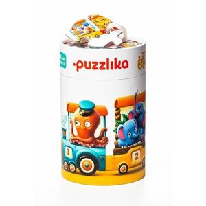 Cubika Puzzlika 13050 Vonat 94 cm - oktató puzzle 20 darabos puzzle kép