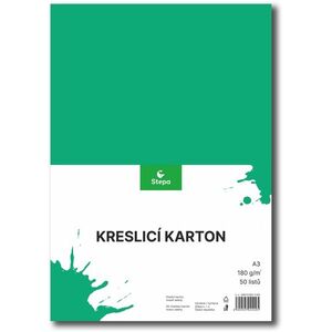 STEPA rajzlap A3, 50 lap, 180g/m2, sötétzöld kép