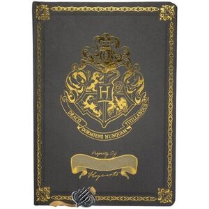 Harry Potter - Gold Hogwarts Crest - jegyzetfüzet kép