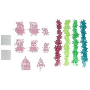 Peppa Malac: karakterek, világító falmatricák kép