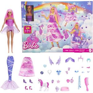 Barbie mesés adventi naptár 2025 + baba kép
