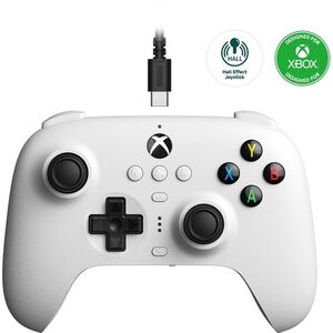8BitDo Ultimate Wired Controller (Hall Effect Joystick) - White - Xbox kép