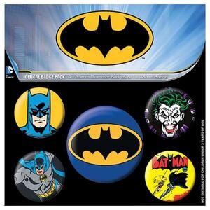DC Comics Batman: Logo - 5 darabos jelvény készlet kép