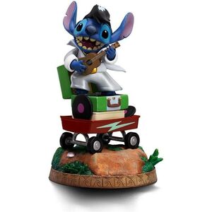 Disney Classics - Stitch King of Rock - Art Scale 1/4 kép
