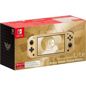 Nintendo Switch Lite Hyrule Edition + 12M NSO + Expansion Pack kép