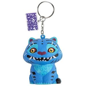 KPop Demon Hunters - Derpy Tiger Squishy - kulcstartó kép