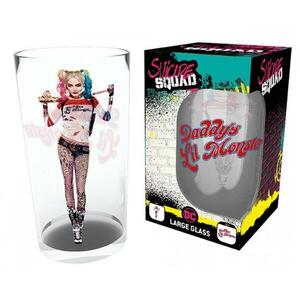 ABYstyle DC Comics Suicide Squad: Harley Stand - átlátszó üvegpohár kép