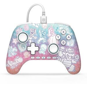PowerA Advantage Wired Controller for Nintendo Switch 2 - Super Mario, Mushroom Kingdom kép