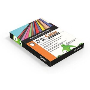 Alza Color A4 narancssárga fényvisszaverő 80g 100 lap kép