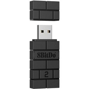 8BitDo USB Wireless Adapter 2 - Black - Nintendo Switch / PC kép
