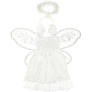KIK KX3342 Angyali tündér karneváli jelmez, méret 110-120 cm kép