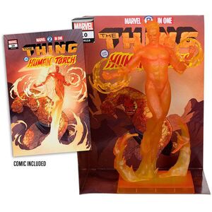 Marvel - Human Torch w/ Scene kép