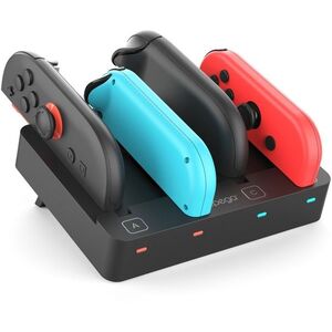iPega SW2081 töltőállomás JoyCon vezérlőkhöz Nintendo Switch 2 Black kép
