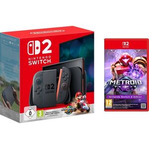 Nintendo Switch 2 + Mario Kart World + Metroid Prime 4: Beyond kép