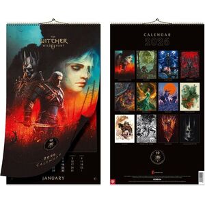 The Witcher - 10th Anniversary Calendar 2026 kép